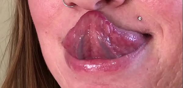  Long Tongue Fetish Uvula Play - BunnieAndTheDude
